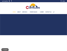 Tablet Screenshot of clarolabs.com